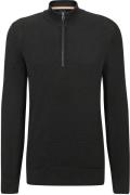 BOSS Ebrando-P Half Zip Trui Zwart