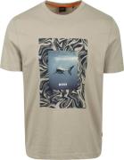 BOSS T-shirt Tucan Beige