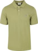 Gant Shield Piqué Poloshirt Lichtgroen