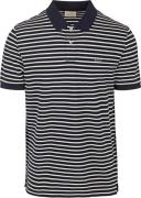 Gant Poloshirt Pique Navy Streep