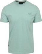 Superdry Classic T-Shirt Melange Lichtgroen