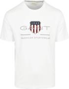 Gant T-shirt Logo Wit