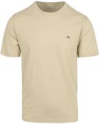 Gant T-shirt Shield Logo Ecru