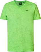 Petrol T-Shirt Bellows Melange Felgroen