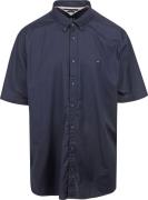 Tommy Hilfiger Big & Tall Short Sleeve Overhemd Flex Navy