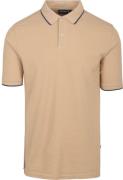 Suitable Respect Polo Tip Ferry Beige