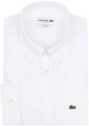 Lacoste Oxford Overhemd Wit