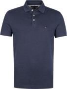 Tommy Hilfiger Poloshirt Mouline Donkerblauw