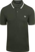 Fred Perry Polo M3600 Donkergroen T50