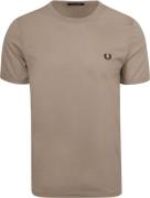 Fred Perry Ringer T-Shirt Beige U84