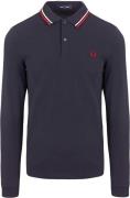 Fred Perry Longsleeve Polo Navy T55