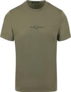 Fred Perry T-Shirt M4580 Olijfgroen