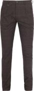 Suitable Chino Pico Pleat Ruiten Bruin