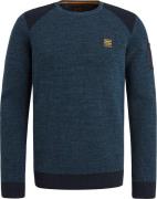PME Legend Trui Rib Melange Navy
