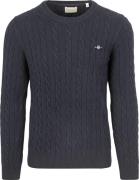 Gant Pullover Cable Navy