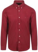 Tommy Hilfiger Overhemd Brushed Bordeaux