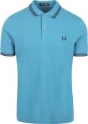 Fred Perry Polo M3600 Mid Blauw V35