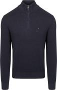 Tommy Hilfiger Half Zip Trui Navy