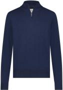 State Of Art Half Zip Trui Estate Donkerblauw