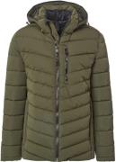 Casa Moda Jas Hooded Puffer Olijfgroen