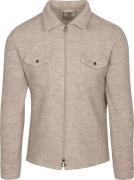 Blue Industry Overshirt Pisa Greige