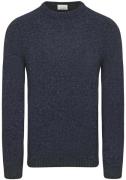 Profuomo Pullover Boiled Wool Navy