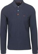 NZA Longsleeve Polo Isaac Piqué Navy