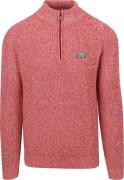 NZA Half Zip Trui Drake Rood