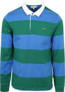 McGregor Rugbyshirt Streep Blauw Groen