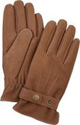 Profuomo Handschoenen Wol Camel Leer