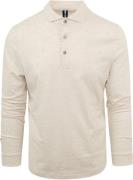 Profuomo Longsleeve Polo Beige Melange