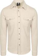 Profuomo Overshirt Western Jersey Ecru