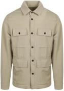 Suitable Overshirt Tencel Greige
