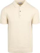 Suitable Heavy Knitted Polo Raw Ecru