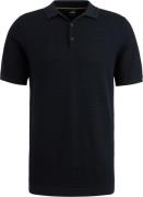 Vanguard Poloshirt Structuur Navy