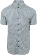 Desoto Short Sleeve Jersey Overhemd Print Groen