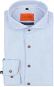 Suitable Herringbone Overhemd Lichtblauw