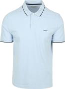 Gant Tipping Piqué Poloshirt Lichtblauw