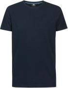Petrol T-Shirt Strepen Navy
