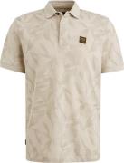 PME Legend Poloshirt Piqué Print Beige