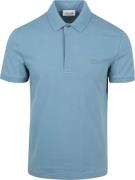 Lacoste Poloshirt Paris Piqué Blauw