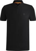 BOSS Passerzip Half Zip Polo Zwart