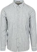 No Excess Overhemd Stripes Blauw