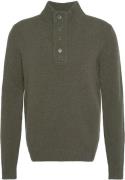 Barbour Trui Wol Patch Groen
