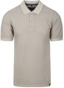 Casa Moda Polo Piqué Garment Dye Grijs