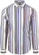 Gant Casual Overhemd Streep Multicolour