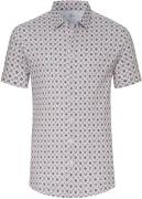 Desoto Short Sleeve Jersey Overhemd Print Beige