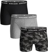 Bjorn Borg Cotton Stretch Boxers 3Pack Zwart Grijs