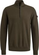 PME Legend Half Zip Trui Beluga Groen