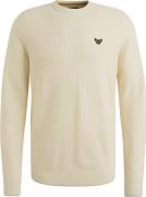 PME Legend Structure Pullover Melange Ecru